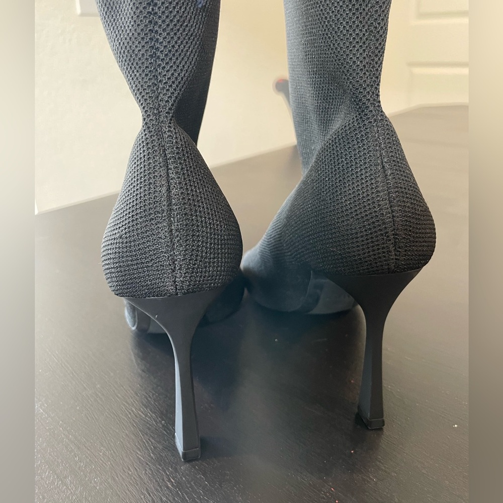 Zara Peep Toe Ankle Women's Ankle Booties Size EU 41/ US 10 - Picture 5 of 7